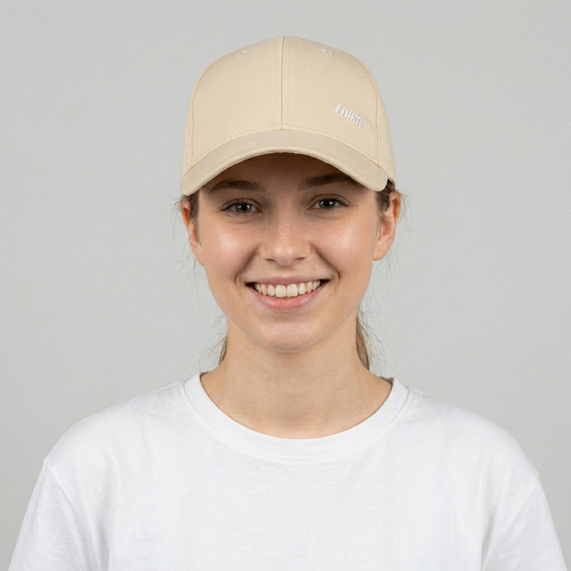 Light Beige Baseball Cap – Minimal & Modern Design
