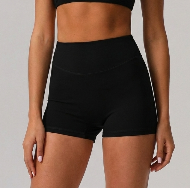 Women’s High-Waisted Performance Athletic Shorts | Compression Yoga & Workout Biker Shorts