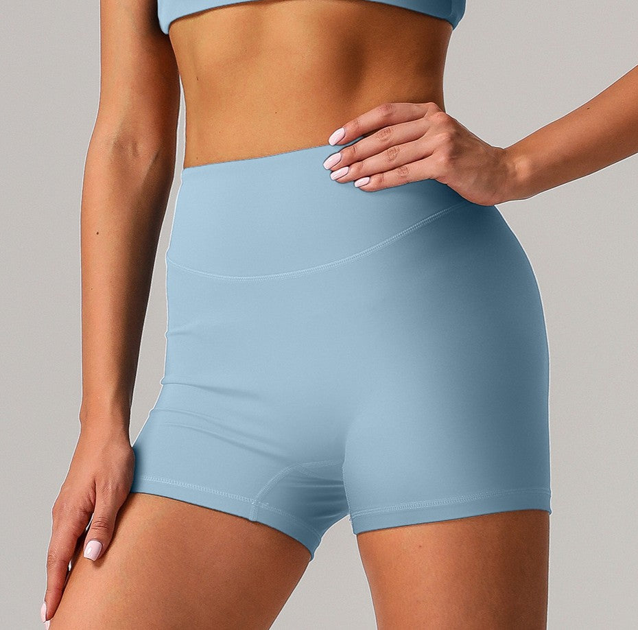 Women’s High-Waist Sports Shorts – Stretchy & Comfortable