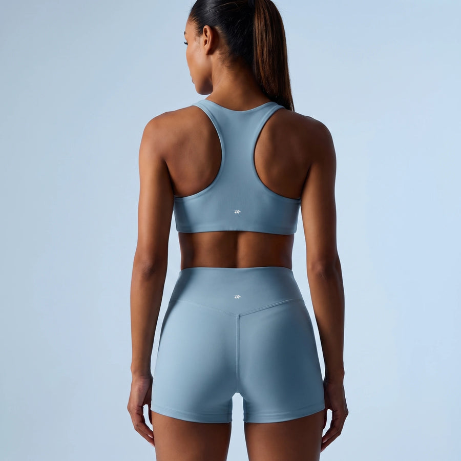 High-Waist Sports Shorts – Stretchy & Comfortable