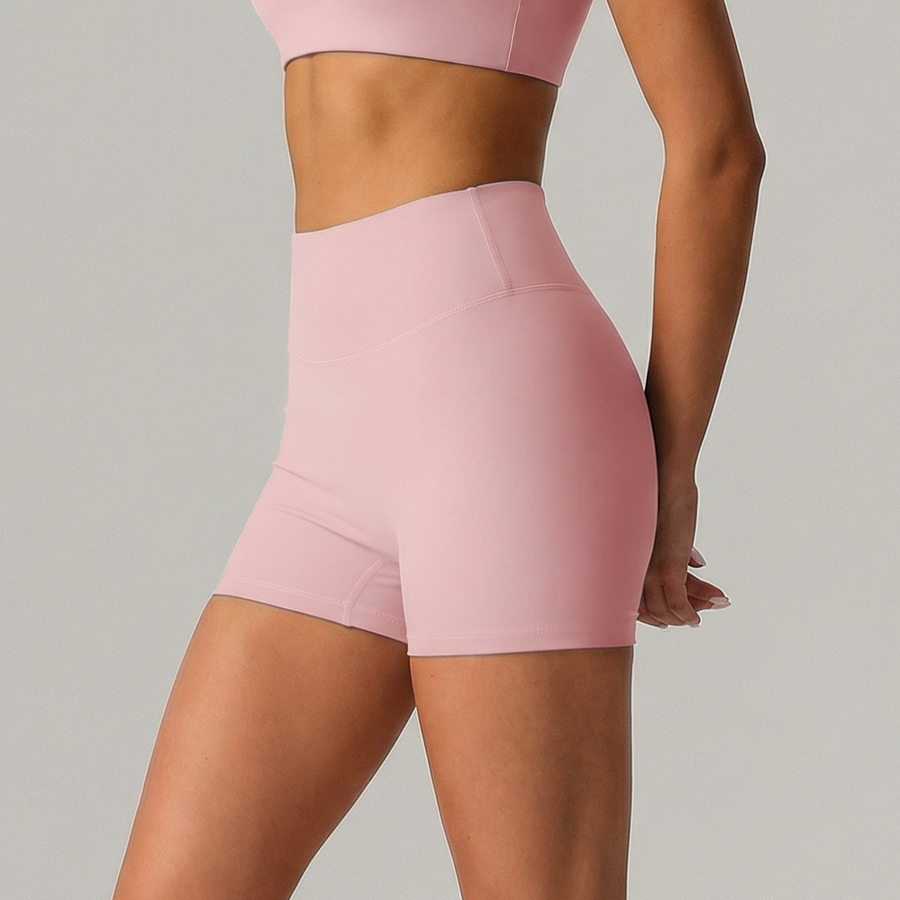 Women’s High-Waist Sports Shorts – Stretchy & Comfortable
