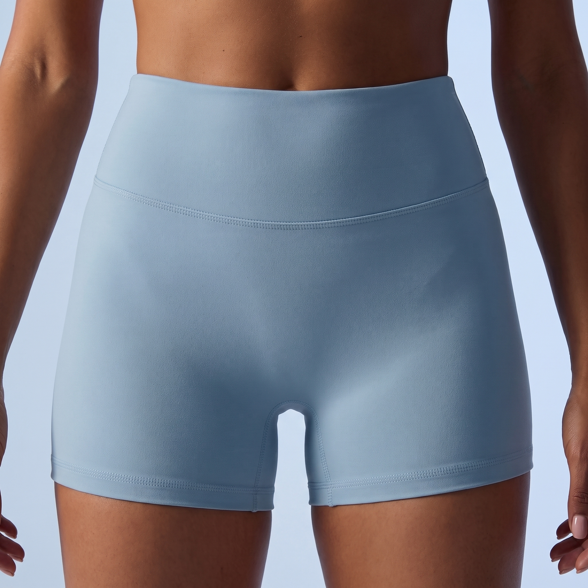 High-Waist Sports Shorts – Stretchy & Comfortable