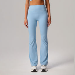 Women’s High-Waist Flared Activewear Pants – Stretch Fit & Sleek Design
