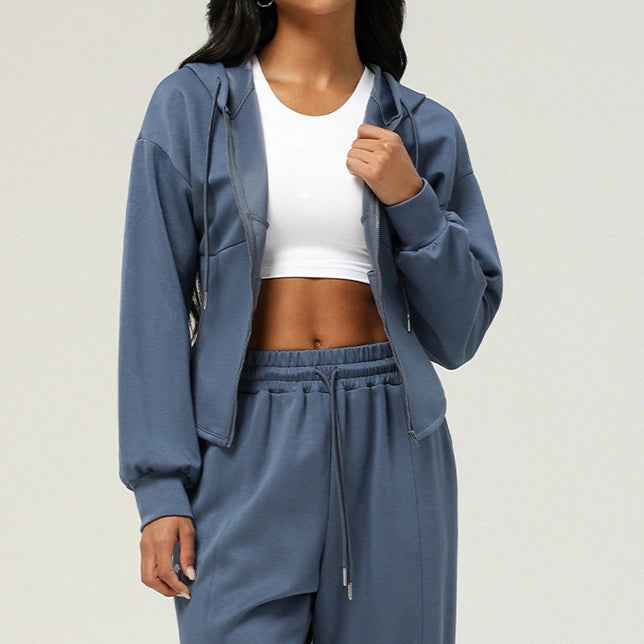 Zip-Up Sports Hoodie