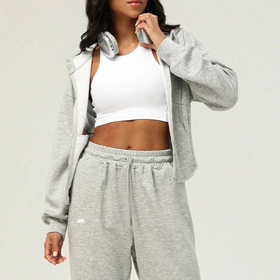 Zip-Up Sports Hoodie