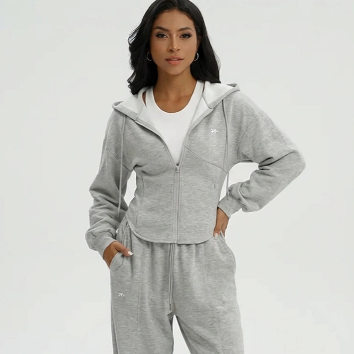 Zip-Up Sports Hoodie