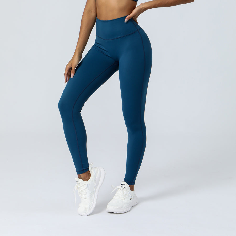 Women’s High Waist Slim Fit Sports Leggings – Dark Blue Color