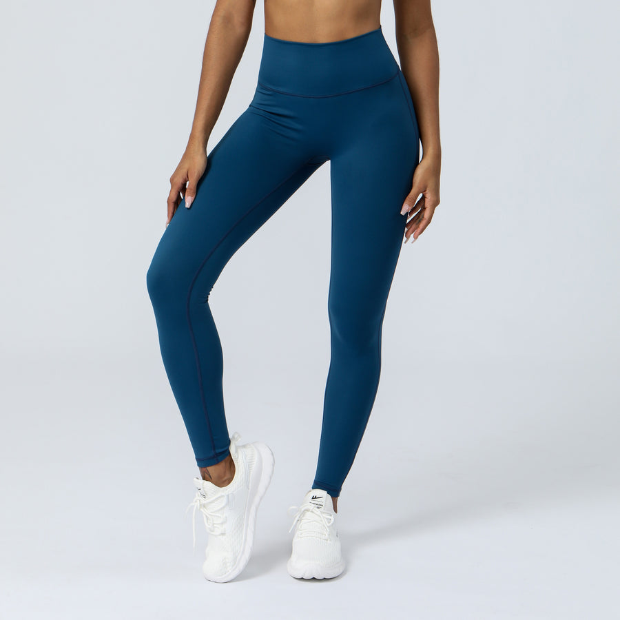 Women’s High Waist Slim Fit Sports Leggings – Dark Blue Color