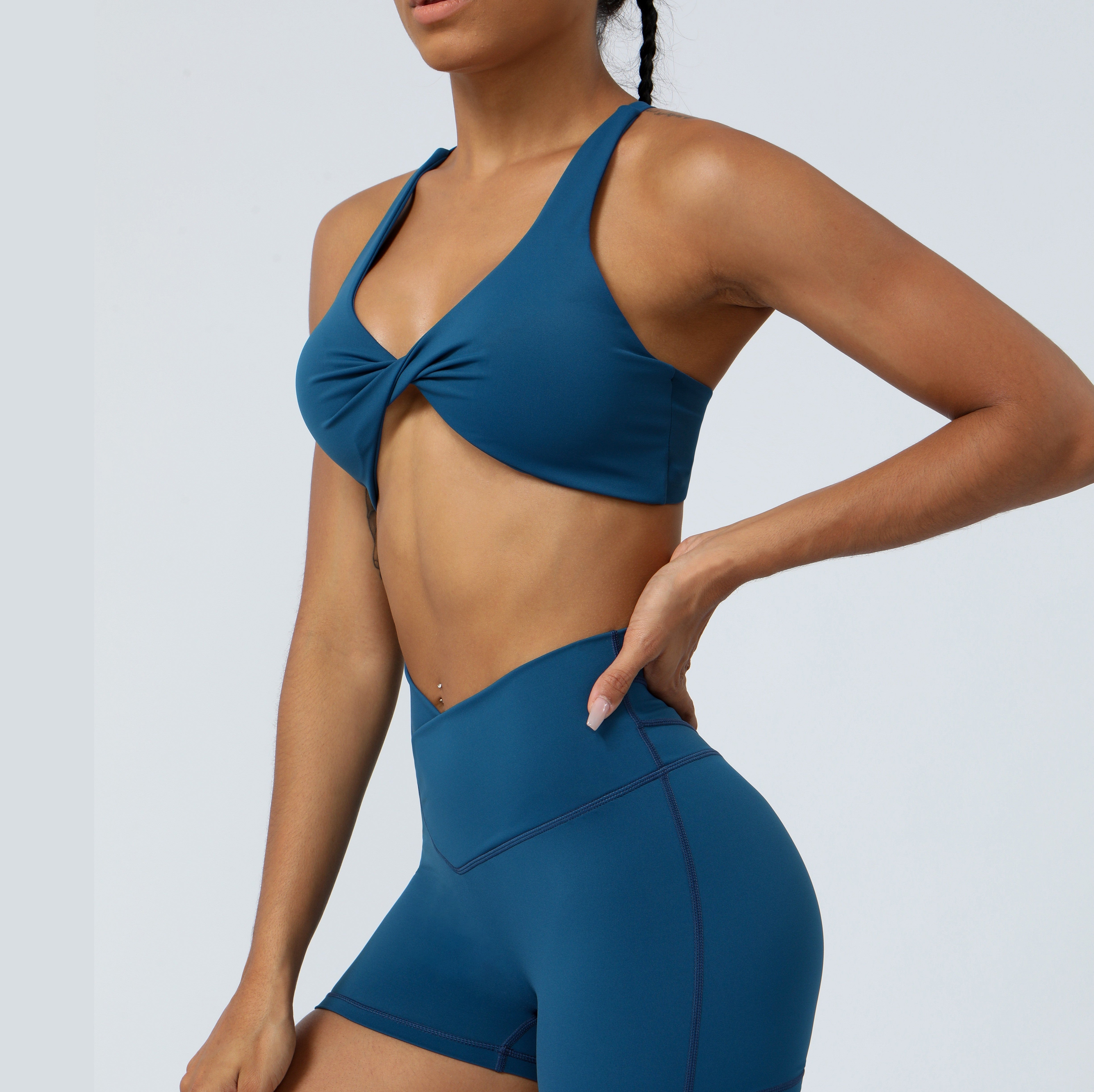 Women’s Supportive Sports Bra – Blue Color