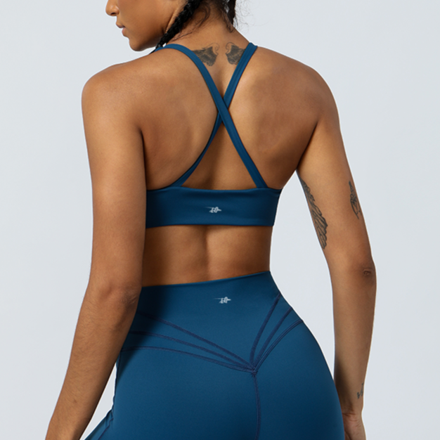 Women’s Supportive Sports Bra – Blue Color