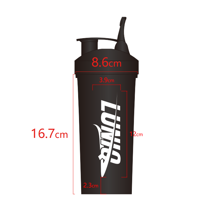 Protein Shaker Bottle with Leakproof Lid – Gym & Workout Use