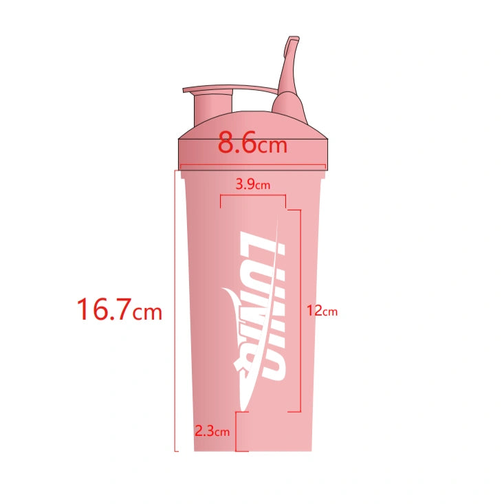 Protein Shaker Bottle with Leakproof Lid – Gym & Workout Use
