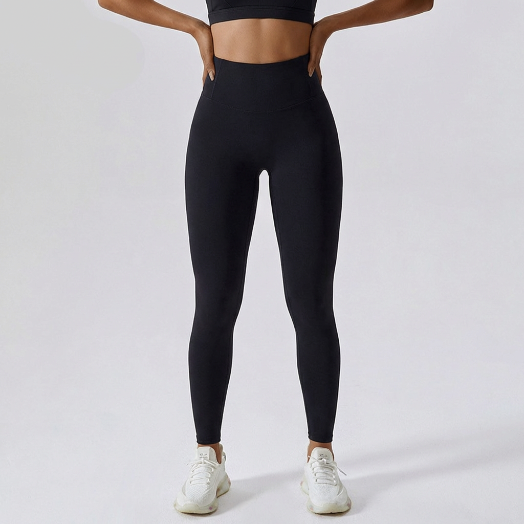 High-Waist Sports Leggings – Natural Look & Flexible Comfort