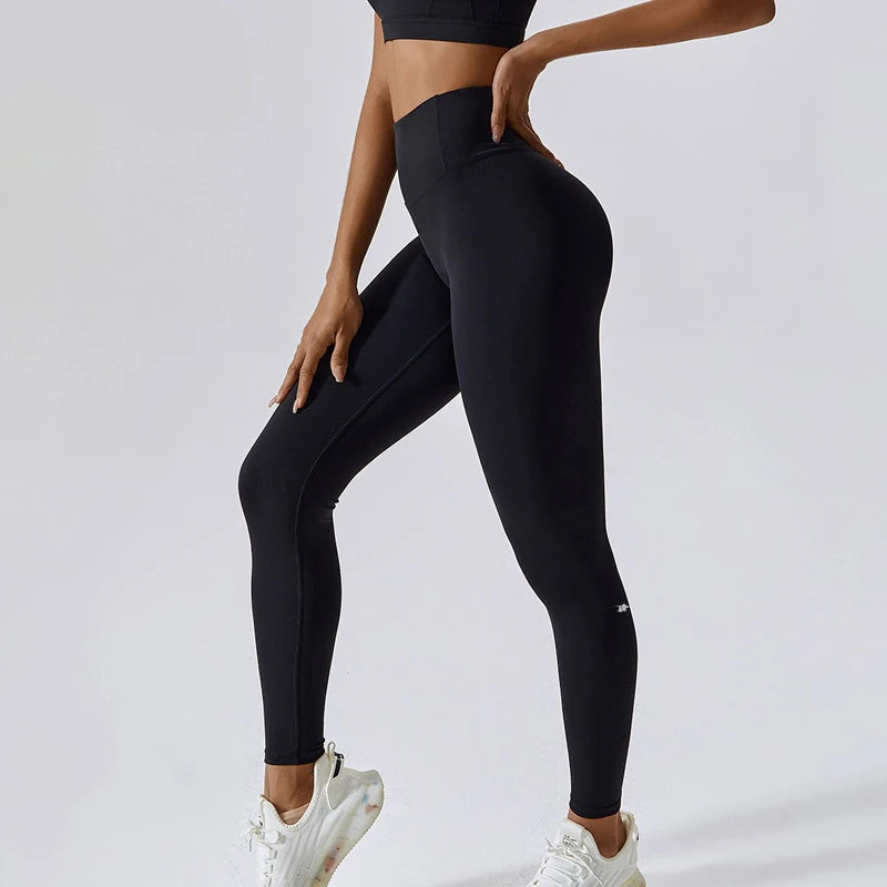High-Waist Sports Leggings – Natural Look & Flexible Comfort