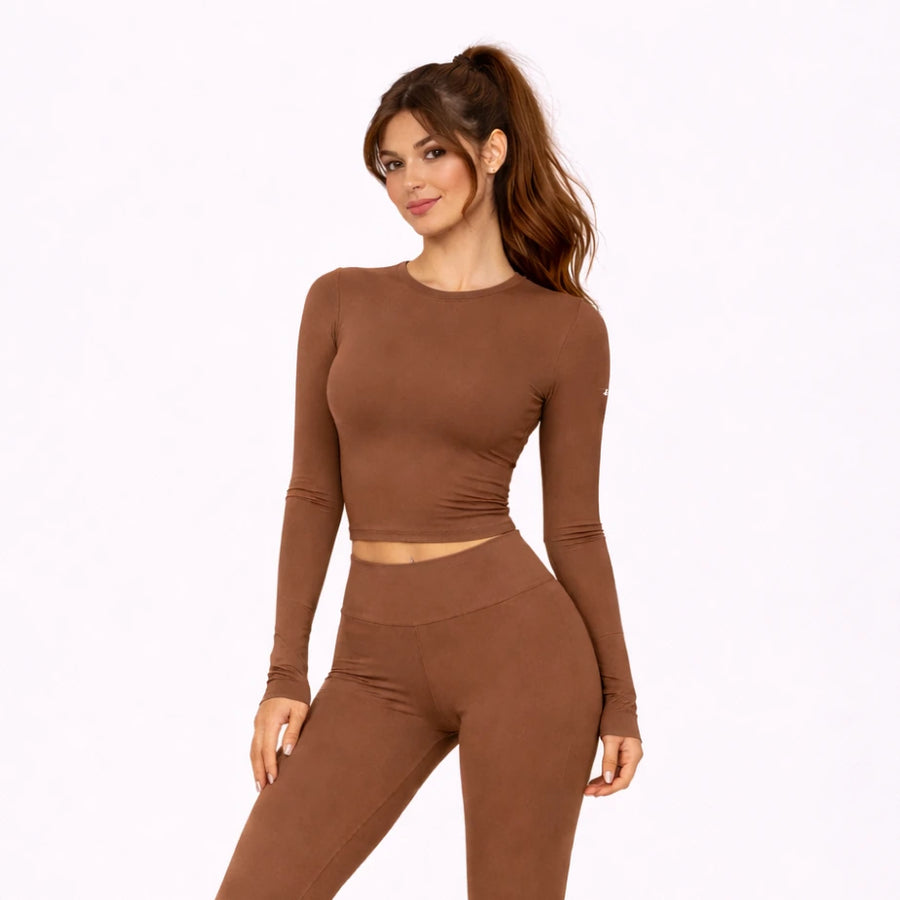 Long Sleeve Slim Fit Sports Top