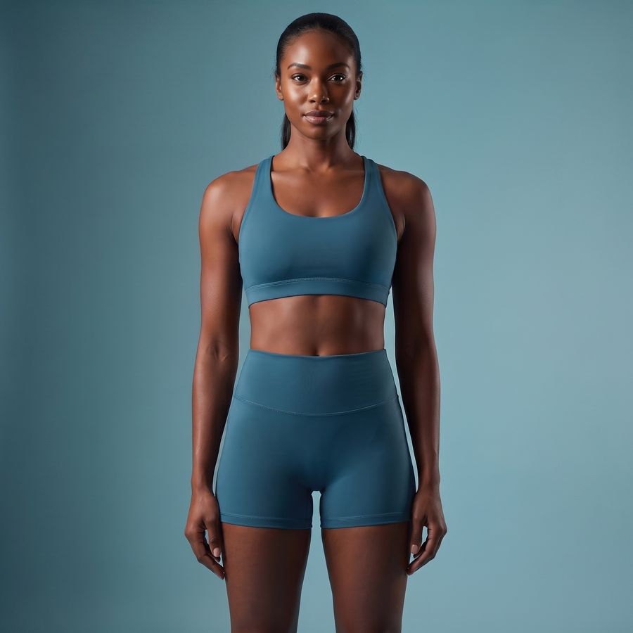 High-Waist Sports Shorts – Stretchy & Comfortable