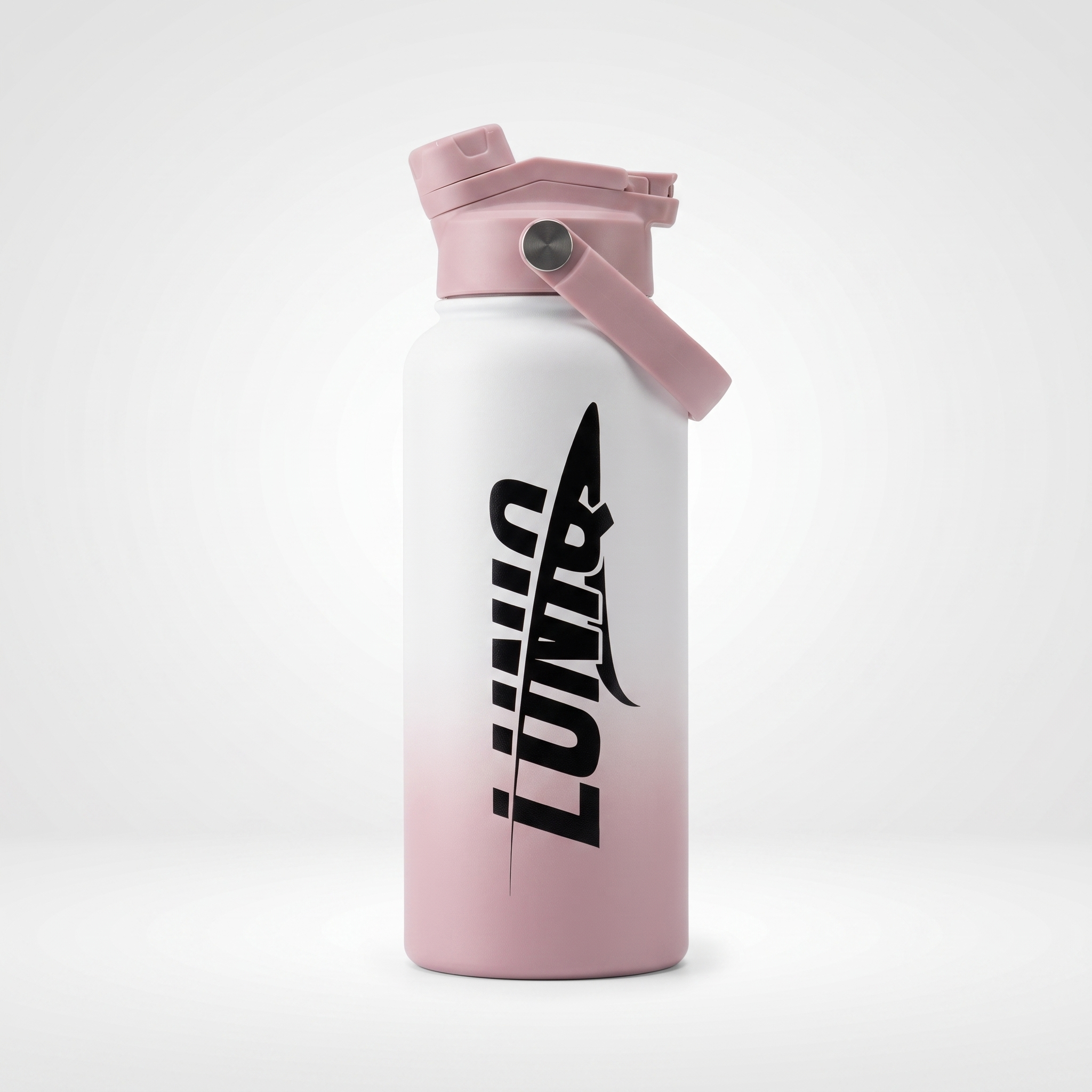 Double Wall Vacuum Insulated Stainless Steel Water Bottle with Powder Coating & Carry Lid