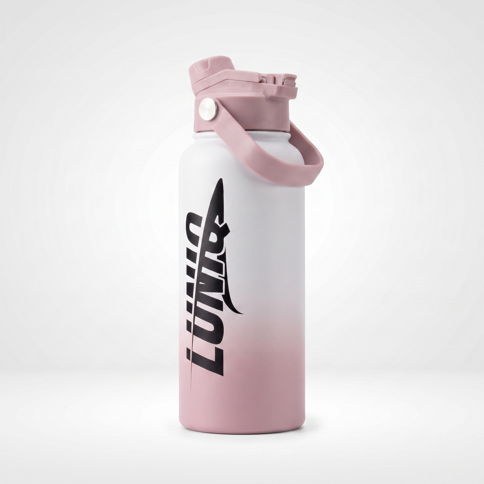 Double Wall Vacuum Insulated Stainless Steel Water Bottle with Powder Coating & Carry Lid